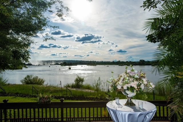 Couple posing for photo shoot